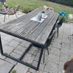 Houten tuintafel, Tuin en Terras, Tuintafels, Ophalen, Gebruikt, Hout