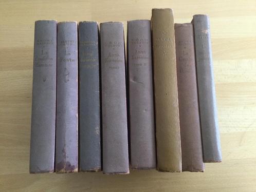 Lot van 8 boeken franse literatuur, Antiek en Kunst, Antiek | Boeken en Manuscripten, Ophalen of Verzenden