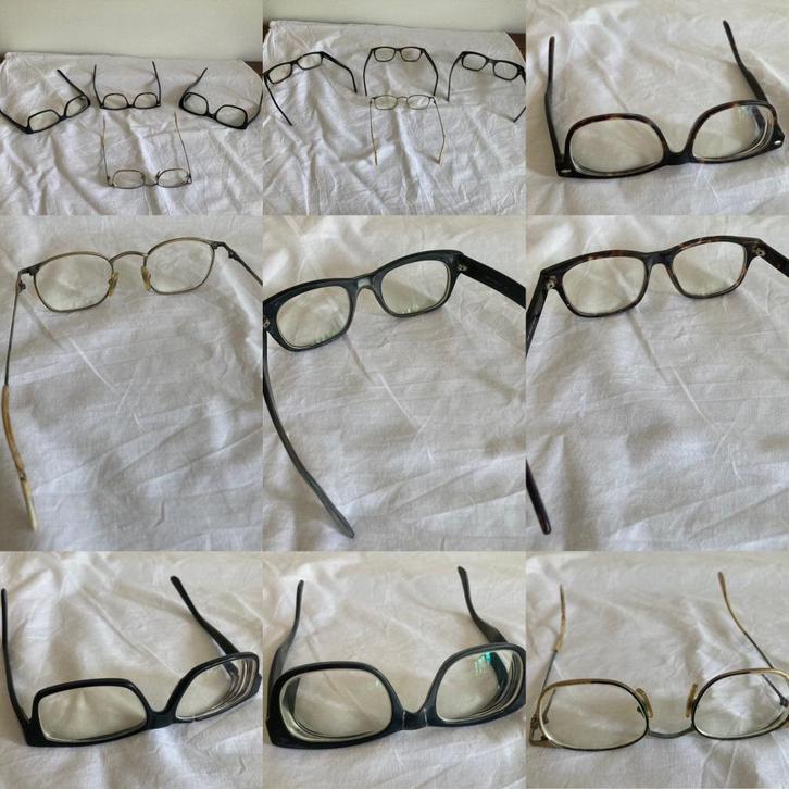 Diverse brillen met zeer sterke min glazen bril bijziend, Handtassen en Accessoires, Zonnebrillen en Brillen | Heren, Gebruikt