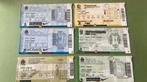 6 tickeys RC Genk - KAA Gent 2009 2012 2013 2015, Verzenden, Gebruikt