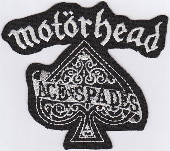 Motorhead Ace Of Spades stoffen opstrijk patch embleem #5, Verzamelen, Muziek, Artiesten en Beroemdheden, Nieuw, Kleding, Verzenden