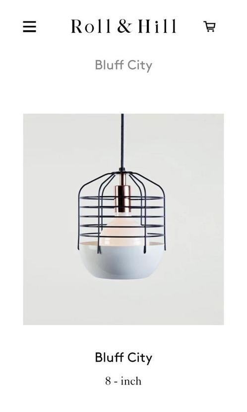 Knokke: Bluff City Pendant light - Design -, Huis en Inrichting, Lampen | Hanglampen, Nieuw, Ophalen of Verzenden