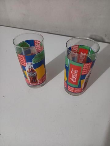 Coca cola glazen 5x, Enlèvement, Comme neuf