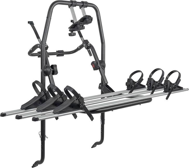 Menabo Polaris 3, fietsendrager achterklep, Nieuw in doos, Autos : Divers, Porte-vélos, Neuf, Porte-hayon, 3 vélos ou plus, Pneus larges