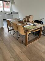 8 goud/koper kleurige velours stoelen, Huis en Inrichting, Vijf, Zes of meer stoelen, Ophalen of Verzenden