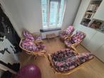 Salon en rotin 6 places, Huis en Inrichting, Ophalen of Verzenden, Gebruikt
