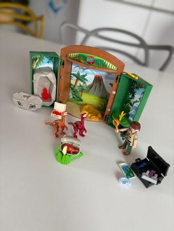 Playmobil:  meeneemkoffertje dino’s, Enlèvement, Utilisé