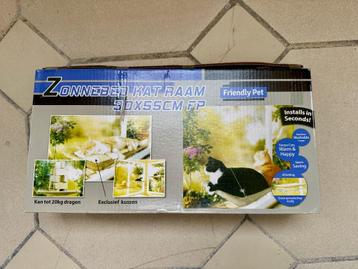 Zonnebed voor Kat - Raambevestiging 30x55 cm beschikbaar voor biedingen