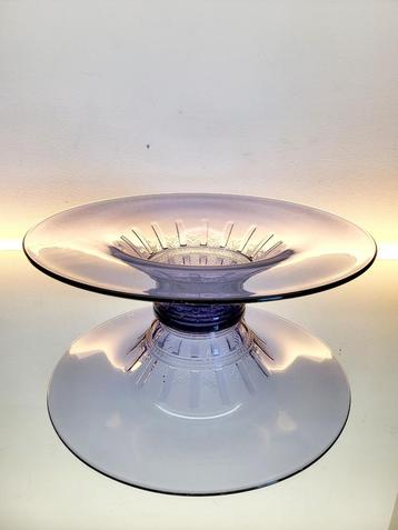 Val Saint Lambert Art deco schaal, serie Luxval model Nymphe beschikbaar voor biedingen