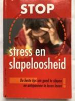 Te Koop Boek STOP STRESS EN SLAPELOOSHEID, Livres, Psychologie, Utilisé, Psychologie clinique, Enlèvement ou Envoi, Charles Inlander