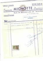 Ancienne facture 1955, Collections, Utilisé, Enlèvement ou Envoi