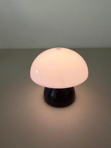 Draadloze lamp Lumi Dome Duo – Zwart-wit, plexiglas kap beschikbaar voor biedingen