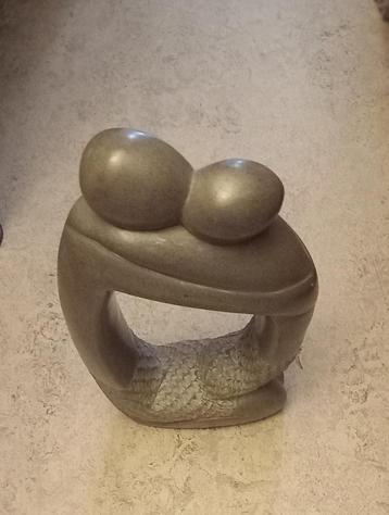Zeer mooie handgemaakte sculptuur van speksteen.  beschikbaar voor biedingen