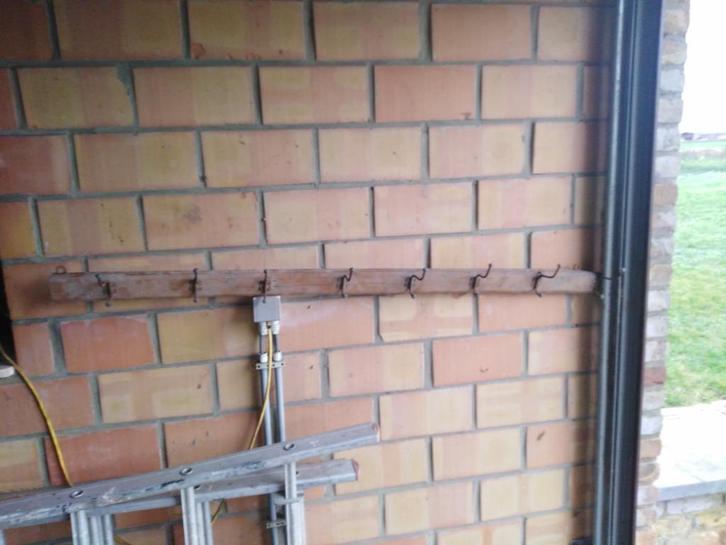 Porte-manteaux, Huis en Inrichting, Woonaccessoires | Kapstokken, Gebruikt, Wandkapstok, Hout, Ophalen