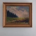 Tafel met boslandschap, Ophalen of Verzenden