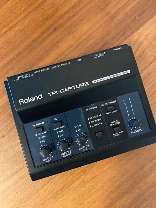 Roland tri-capture audio interface, Audio, Tv en Foto, Professionele apparaten, Audio, Ophalen of Verzenden