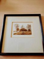 Mooie Ets/ Gravure in kader( Michael John Hunt)., Enlèvement ou Envoi