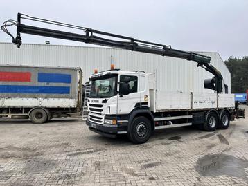 Scania P450 6x4 + KRAN PK 16002 C - *287.000km* - RETARDER - disponible aux enchères