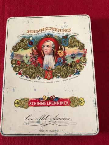 Boîte à cigares "Con Mil Amores" SCHIMMELPENNINCK, Verzamelen, Ophalen, Gebruikt, Overige, Overige merken