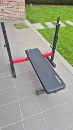 inklapbare halterbank, Sport en Fitness, Ophalen, Krachtstation, Zo goed als nieuw, Metaal