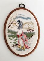 Beatrix Potter - Jemima Puddleduck - Borduurwerk, ingelijst, Antiek en Kunst, Ophalen