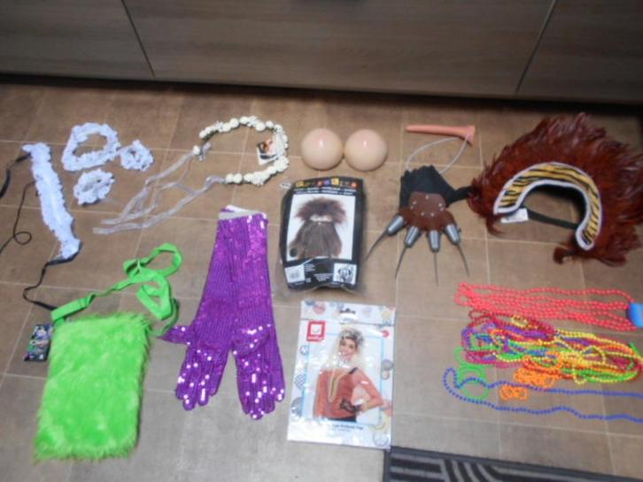 Carnaval accessoires / 2 stuks voor 5 €, Kleding | Dames, Carnavalskleding en Feestkleding, Zo goed als nieuw, Accessoires, Ophalen of Verzenden