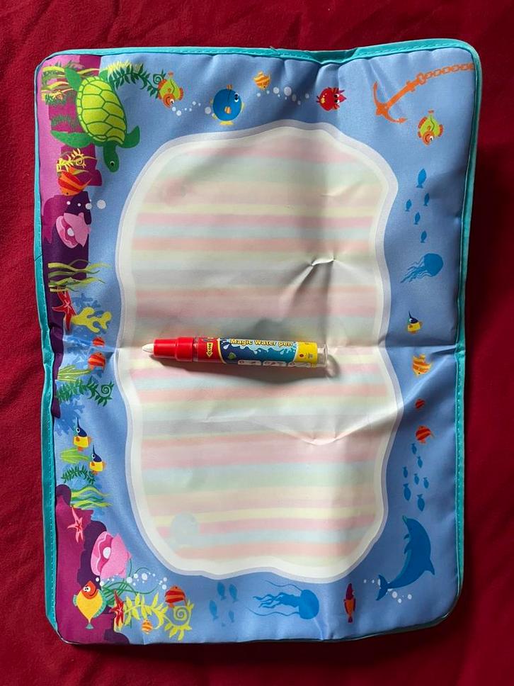 Tekenmat voor kinderen, Hobby en Vrije tijd, Gezelschapsspellen | Overige, Zo goed als nieuw, Ophalen