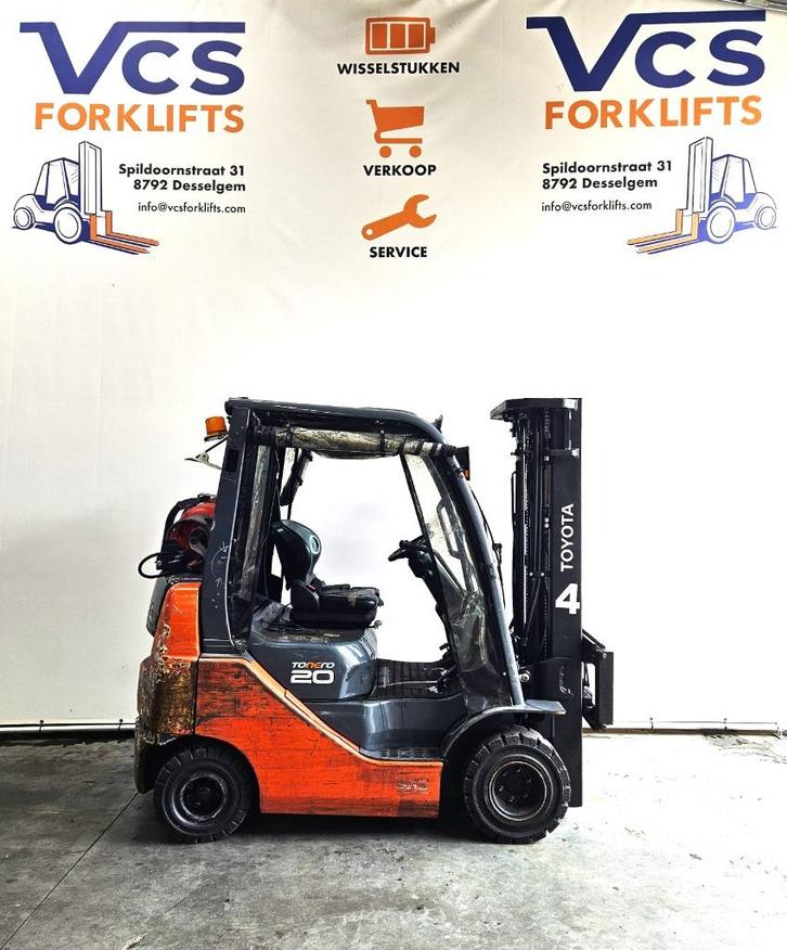 Toyota heftruck 2 ton LPG, Zakelijke goederen, Machines en Bouw | Heftrucks en Intern transport, Heftruck, LPG, 1000 tot 2000 kg