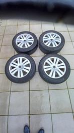 originele VW velgen 7Jx16 H2 ET45 + banden profieldiepte 5mm, 215 mm, Velg(en), 16 inch, Gebruikt