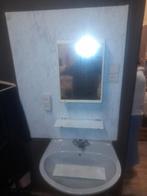 Lavabo +spiegelkastje+ kraan gratis!!, Doe-het-zelf en Bouw, Ophalen, Gebruikt, Kraan