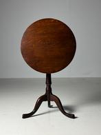 Tilt top klaptafel eiken antiek 19e eeuw, Ophalen