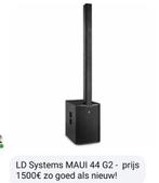 LD Systems MAUI 44 G2 -  prijs 1500€ zo goed als nieuw!, Audio, Tv en Foto, Luidsprekerboxen, Ophalen, Zo goed als nieuw