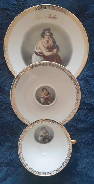 Antieke set met afbeeldingen van Élisabeth Vigée Le Brun. beschikbaar voor biedingen