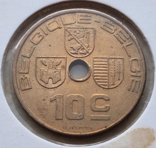 Proefslag 10 Cent 1938 Fr./Vl. Leopold III, Postzegels en Munten, Munten | België, Losse munt, Brons, Ophalen of Verzenden