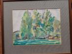 Marie Howet  1897 - 1984  Aquarel landschap, Antiek en Kunst, Verzenden