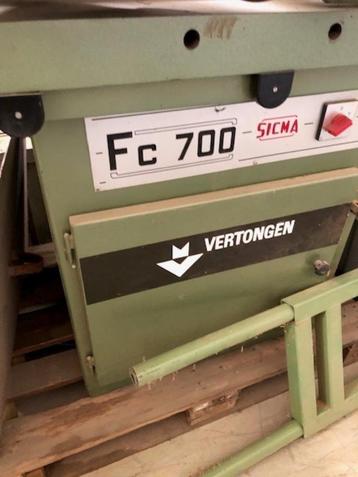 Machines à bois du fabricant Vertongen disponible aux enchères