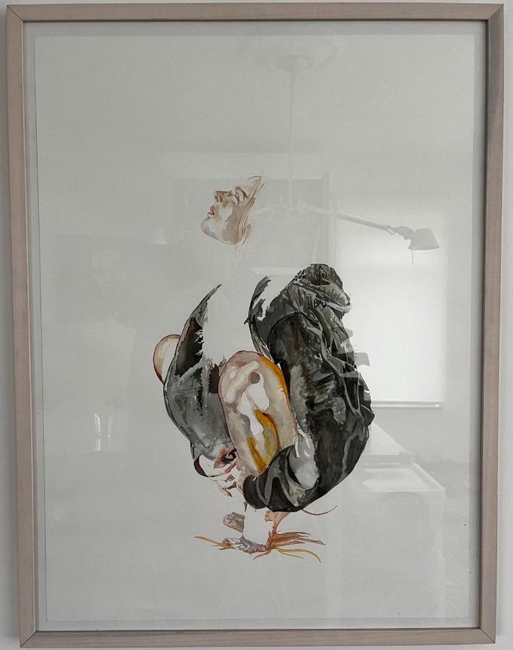 WOUTER VAN DE KOOT - ORIGINEEL SCHILDERIJ ( AQUAREL ), Antiek en Kunst, Kunst | Schilderijen | Modern, Ophalen