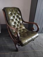 Vintage relaxzetel in klassieke Engelse stijl, Huis en Inrichting, Ophalen, Zo goed als nieuw