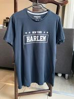 T shirt Harlem « S », Maat 46 (S) of kleiner, Blauw, Zo goed als nieuw, Harlem