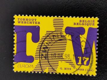 Belgique 1998 - Festivals - musique - CEPT - Torhout-Werchte, Enlèvement ou Envoi, Affranchi, Europe