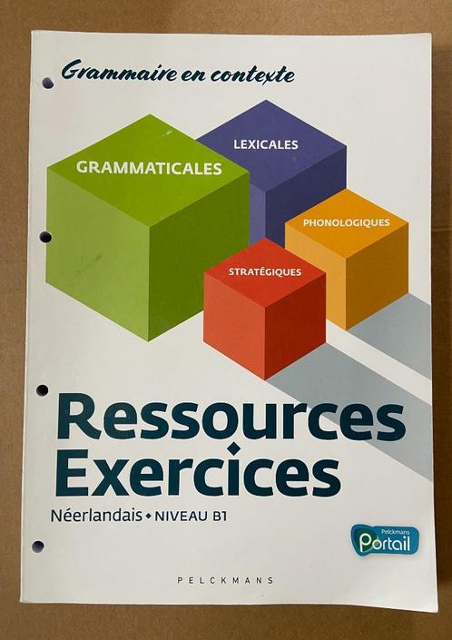 Livre scolaire Ressources exercices – Néerlandais niveau B1, Boeken, Schoolboeken, Zo goed als nieuw, Nederlands, ASO, Ophalen of Verzenden