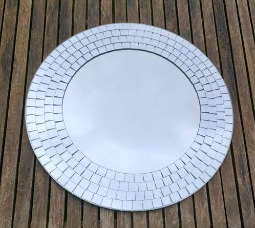 Wandspiegel. Mozaïek. Ø 50 cm., Huis en Inrichting, Woonaccessoires | Spiegels, Zo goed als nieuw, Rond, Ophalen