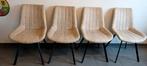 Eetkamerstoelen beige set van 4, Huis en Inrichting, Stoelen, Ophalen, Zo goed als nieuw, Overige kleuren, Vier