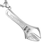 Edelstalen hanger in vorm v/e moersleutel / schroefsleutel, Handtassen en Accessoires, Kettinghangers, Ophalen of Verzenden, Nieuw
