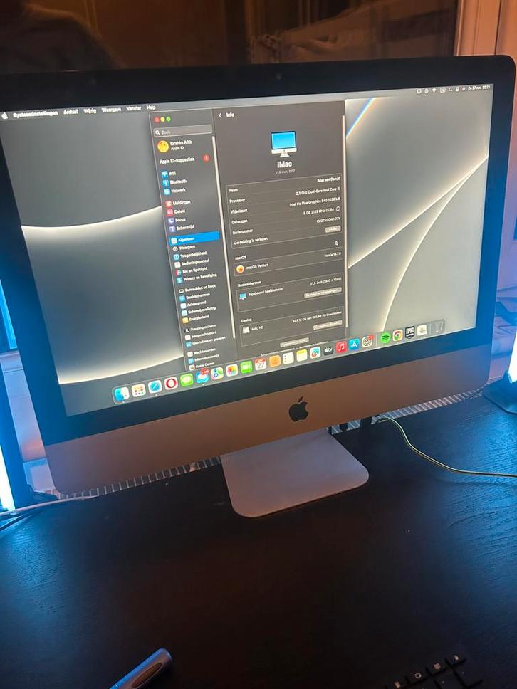 imac apple, Computers en Software, Apple Desktops, Zo goed als nieuw, iMac, SSD, 2 tot 3 Ghz, 8 GB, Ophalen