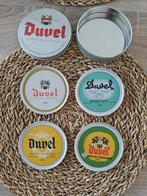4 Retro Duvel onderzetters, Ophalen, Zo goed als nieuw