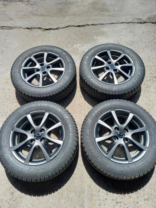Velgen Winterset Origineel 15inch Mazda 2, Auto-onderdelen, Banden en Velgen, Banden en Velgen, Winterbanden, 15 inch, 185 mm