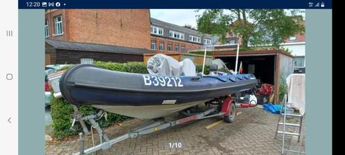 vieux zodiac avec un bon moteur, Sports nautiques & Bateaux, Canots pneumatiques, Utilisé, Zodiac, Autres matériaux, 70 à 120 ch