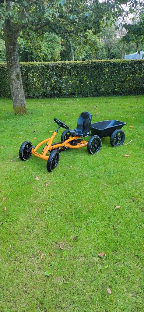 Berg buddy go-cart met aanhanger, Kinderen en Baby's, Speelgoed | Buiten | Skelters, Zo goed als nieuw, Berg, Ophalen