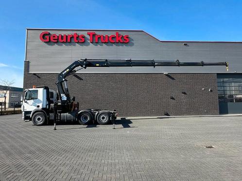 DAF CF 85 410 6X2 + HIAB 422EP-5 HIPRO TREKKER/SATTELZUG/TRA, Auto's, Vrachtwagens, Te koop, ABS, Achteruitrijcamera, Airconditioning